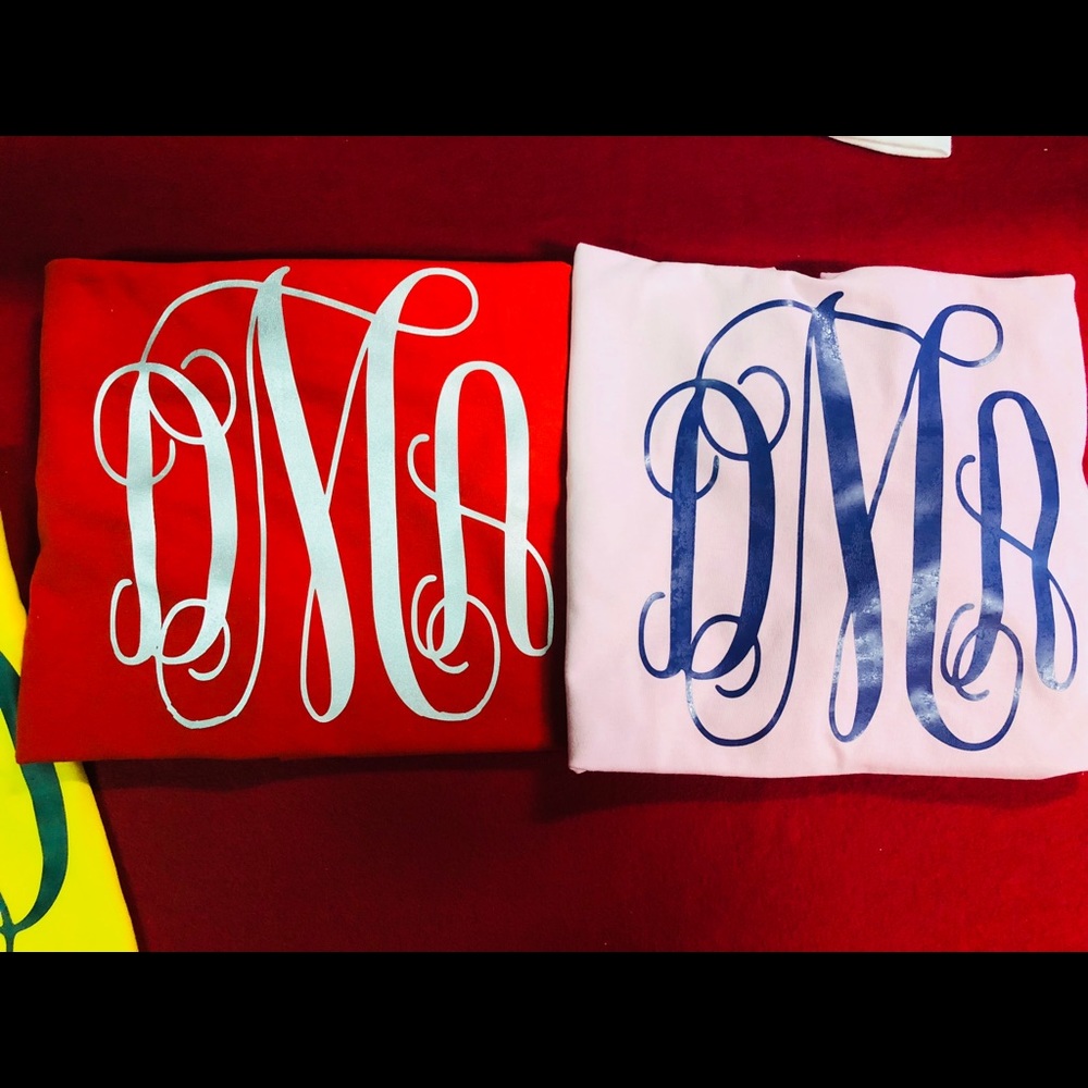 Custom Monogram Tees!!! - Picture 2 of 8